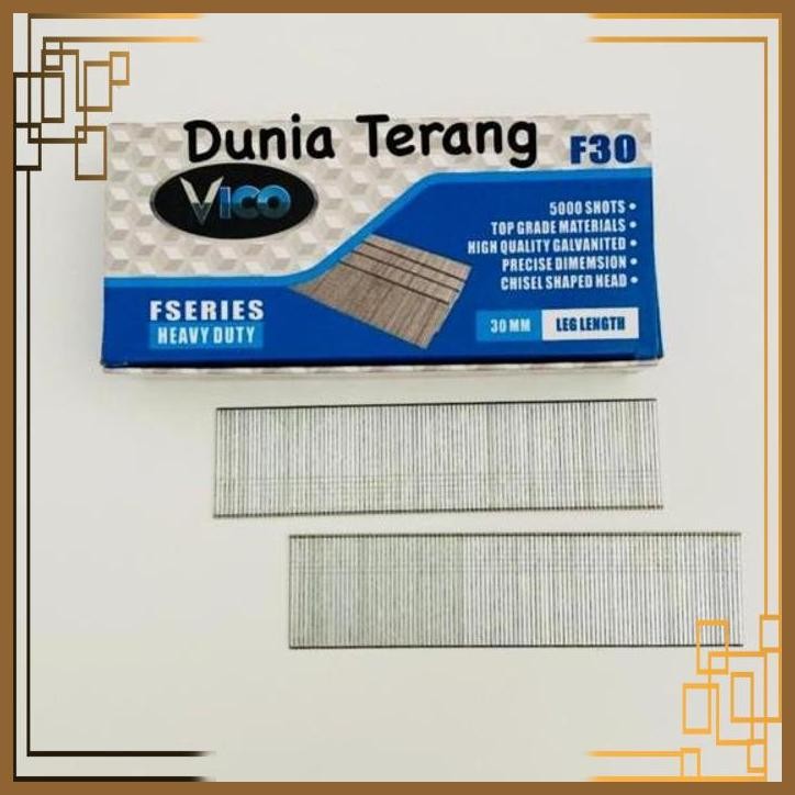 

[DTG] ISI PAKU TEMBAK VICO F30 - REFILL AIR NAILER F 30 - REFILL PAKU TEMBAK