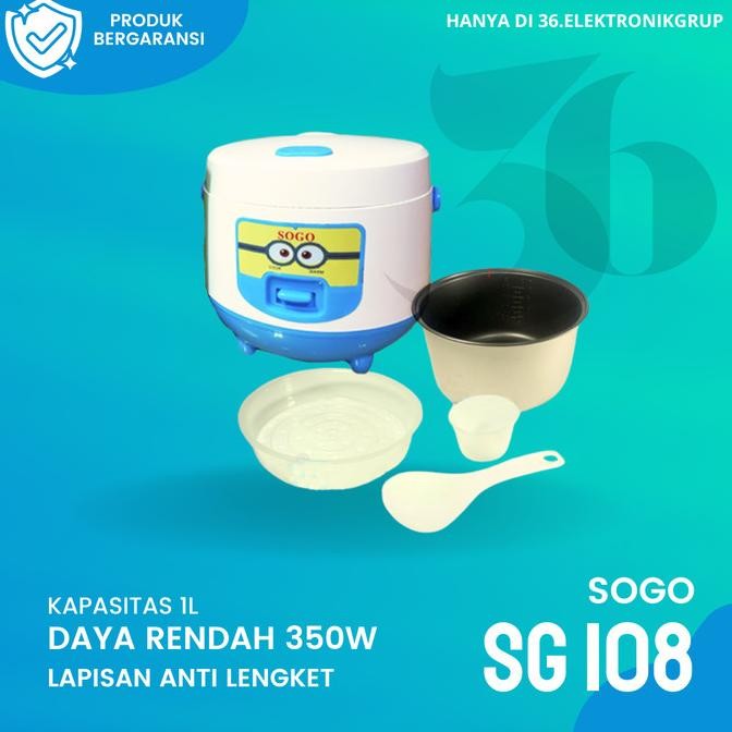 Promo Rice Cooker 1L Sogo Sg-108