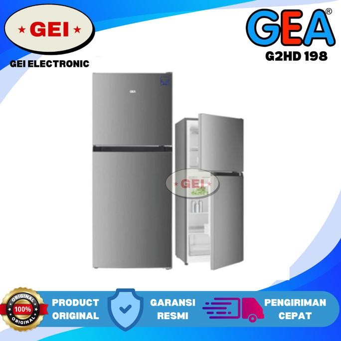 Murah Gea G2Hd 198 Kulkas 2 Pintu Gea 198 Liter / Gea Home Refrigerator G2Hd-198