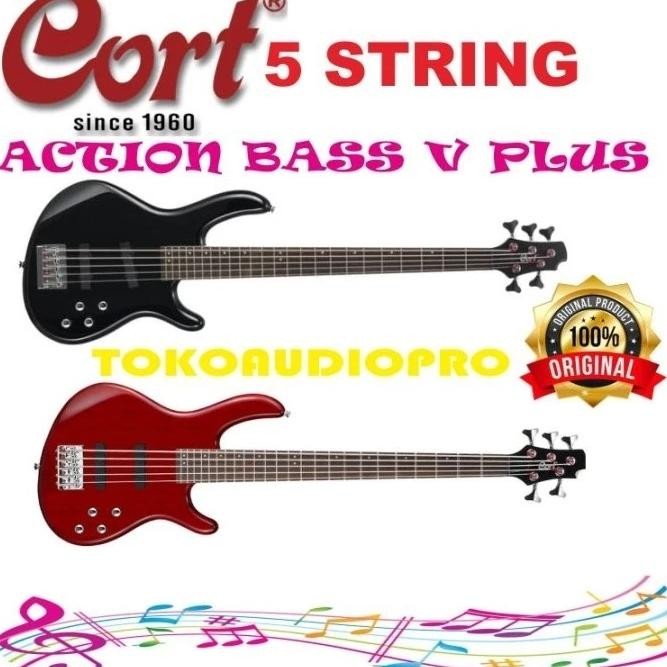 PROMO Cort Action Bass V Plus 5 String Gitar Bass Cort
