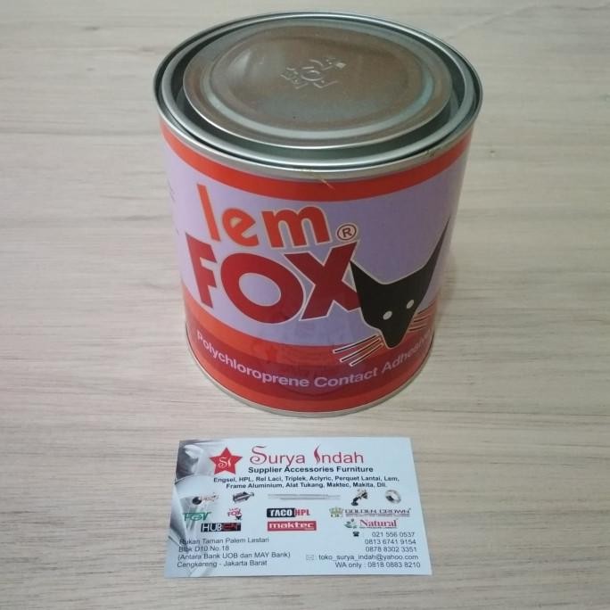 

Promo Lem fox 600 gr kemasan ekonomis daya rekat Kuat COD