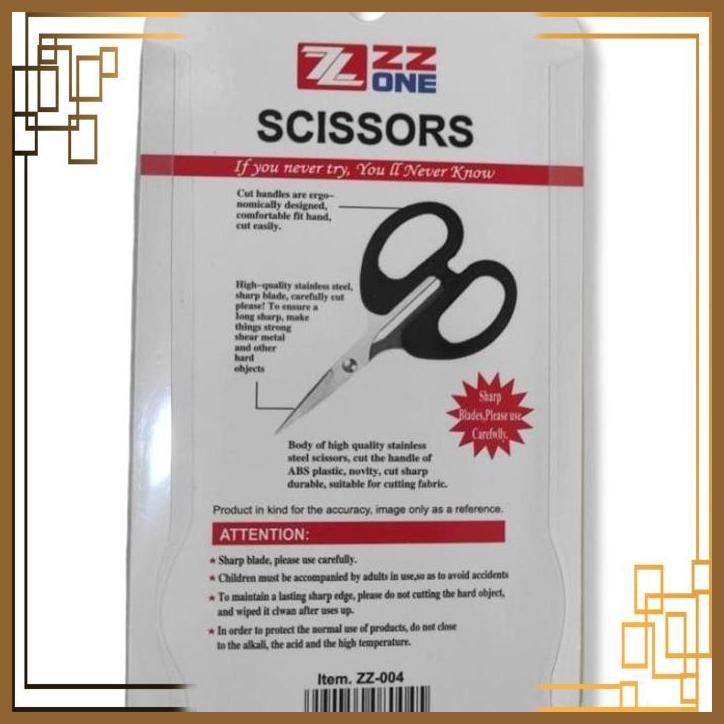 

[POG] GUNTING SCISSORS KERTAS ZZ ONE 5 INCI 128 MM KECIL