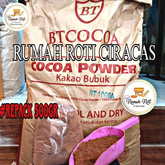

BT COCOA POWDER KAKAO BUBUK BT1000A REPACK 500GR COKELAT CHOCO murah