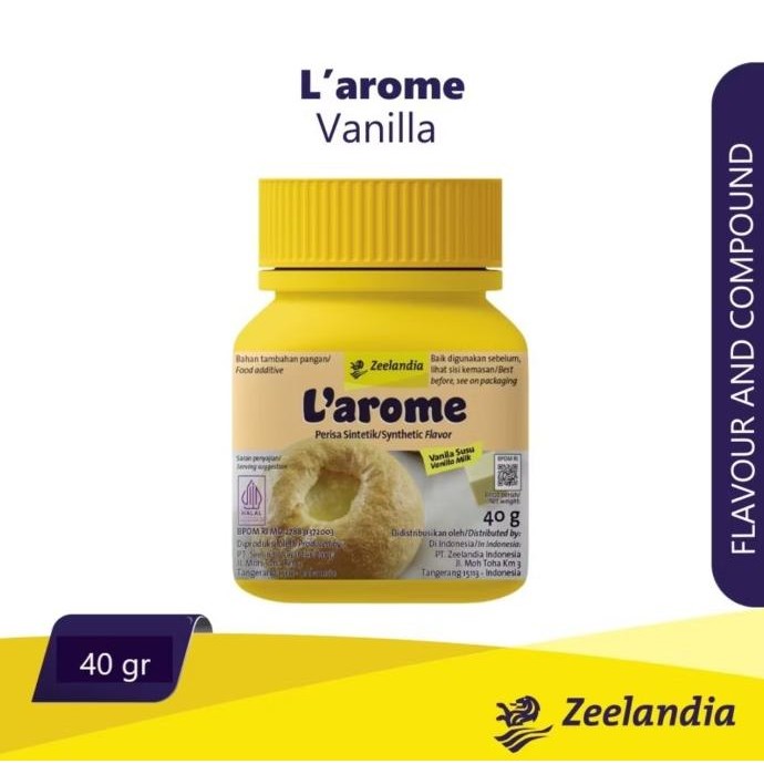 

L'arome Vanilla Susu 50gr Larome Vanila Susu Perisa Powder 50 gr murah