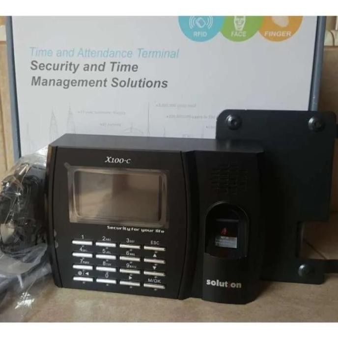 

Sale Mesin Absensi Fingerprint Solution X100C - Garansi Resmi