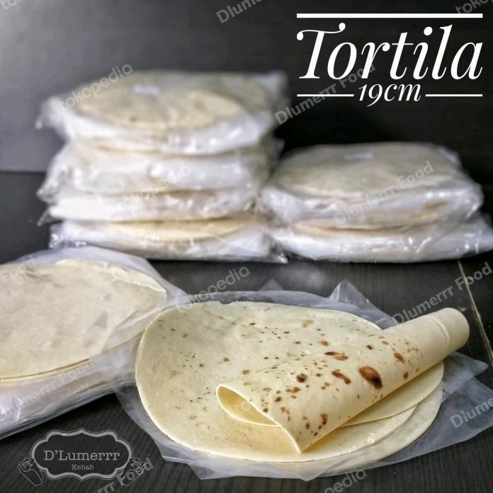 

Tortila Kulit Kebab 19cm (isi 20pcs) Cemilan Frozen murah