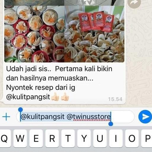 

GRAB GOJEK Kulit Pangsit Tipis untuk Siomay Dimsum Gyoza Kuotie Mandu murah