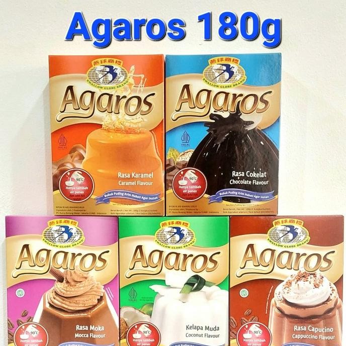 

Swallow globe agaros 180g 180 gr bubuk puding agar instan seduh air murah