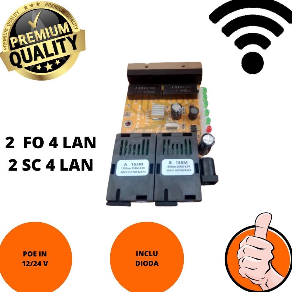 Konverter 2 Fo 4 Lan Pcb Converter 2 Sc 4 Lan