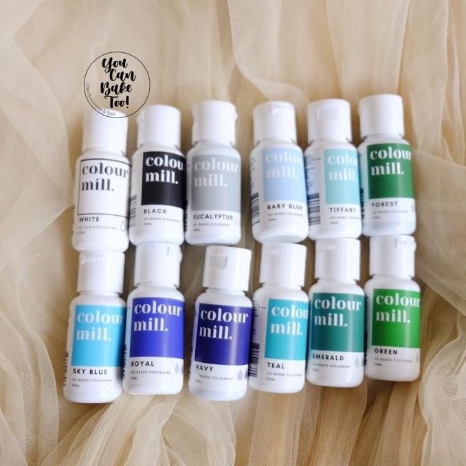 

Colour mill 20 ml oil based colouring (4-1) murah