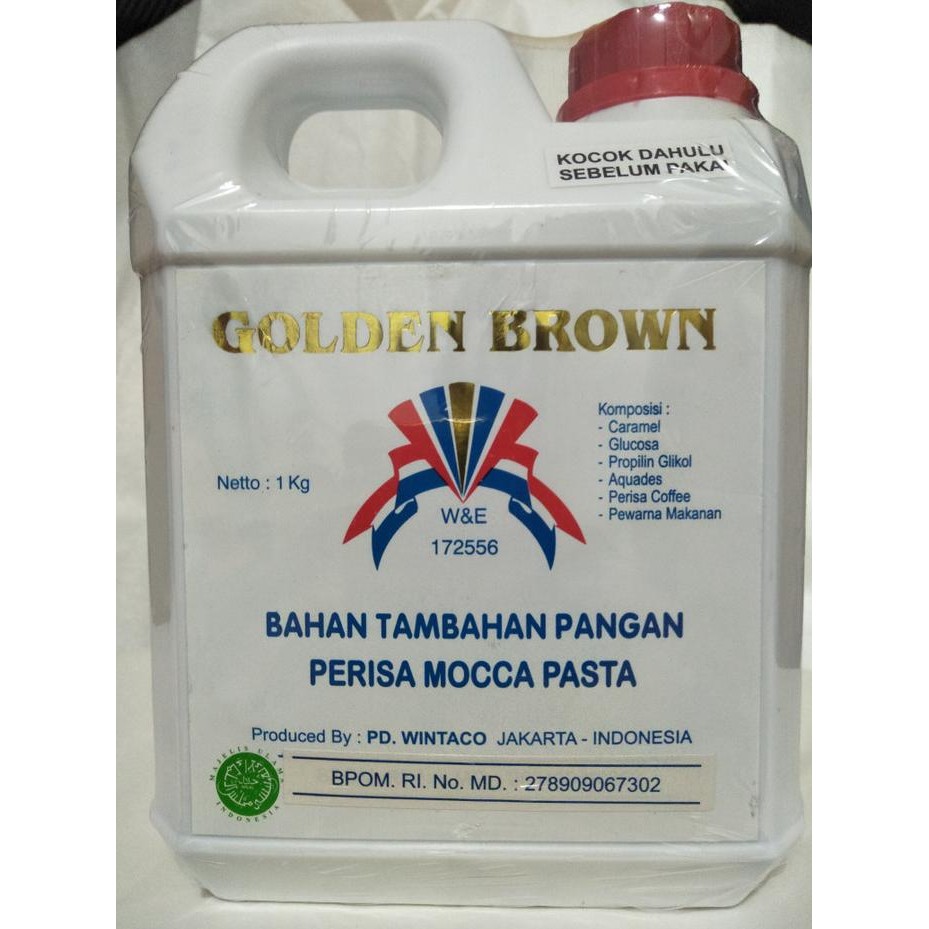 

1kg perisa Mocca pasta golden brown murah