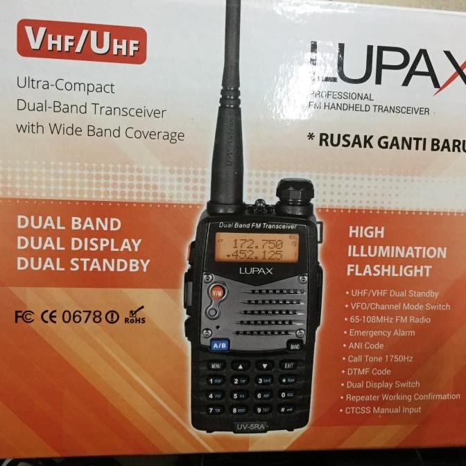 Sale Ht Lupax Uv5Ra Dual Band Transceiver With Wide Band Coverage