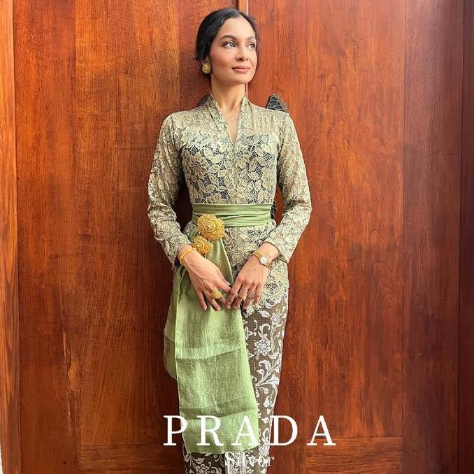 [[ KEBAYA / SETELAN KEBAYA KARTINI STRETCH PRAD BALI MODERN BEST SELLER