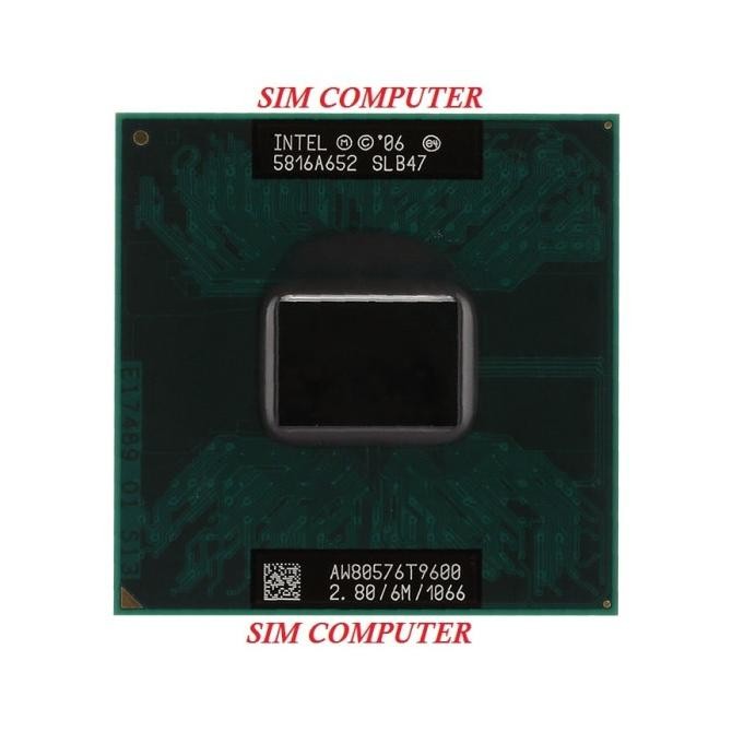 Intel Core 2 Duo T9600 2.8 Ghz Dual-Core 6M Processor Sokcet P Pga478 Co