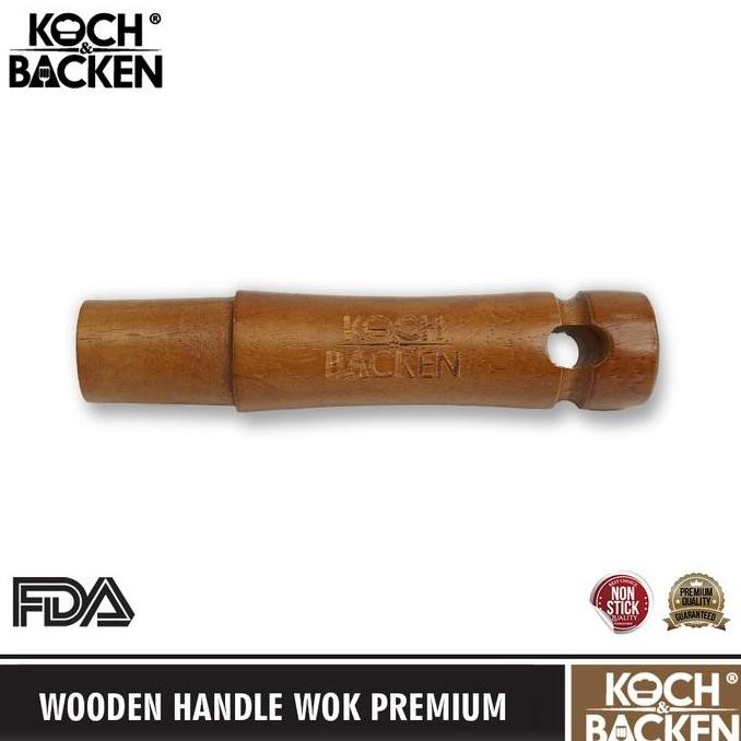 Koch&Backen Gagang Kayu Wajan Penggorengan Co
