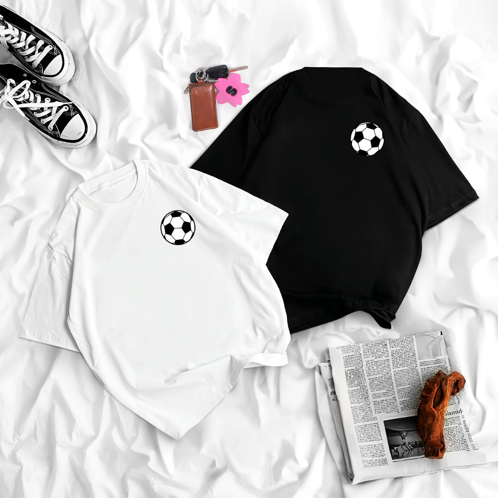 Sakura Glory - KAOS SOCCER BALL COTTON COMBED 30S PREMIUM UKURAN S-XXL / ATASAN / BAJU / BLOUSE / T-