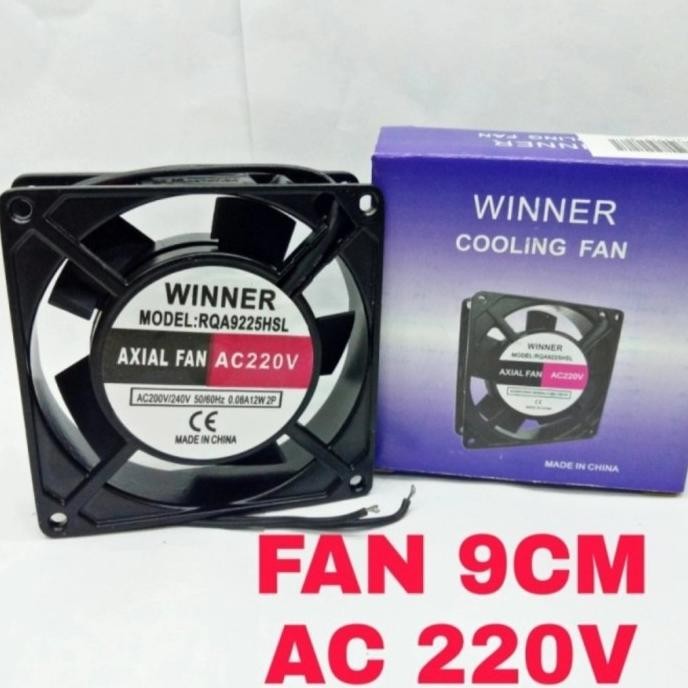 Fan Winner 9X9 220V/Kipas 220V 9Cm/Exhaust 9Cm Ac/Fan 9Cm Ac/Axial Fan New Stok