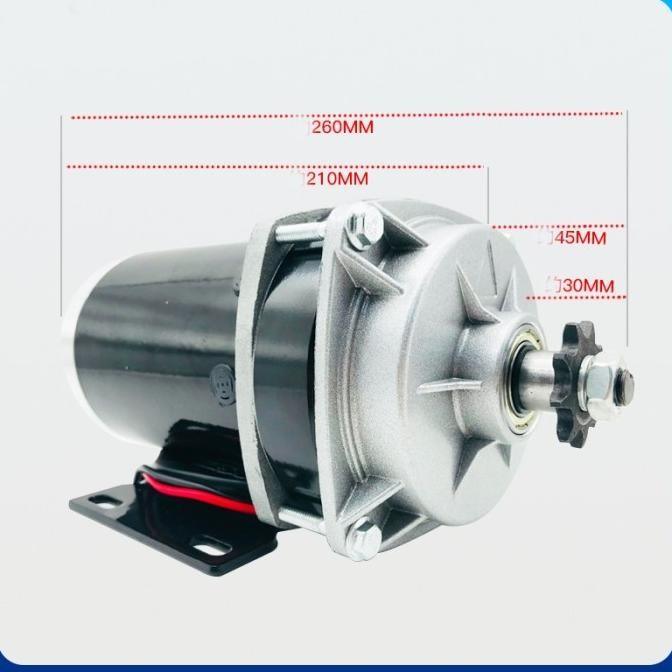 Dinamo Motor 1020 Tricycle Permanent Magnet 500W24V (7002) New Stok