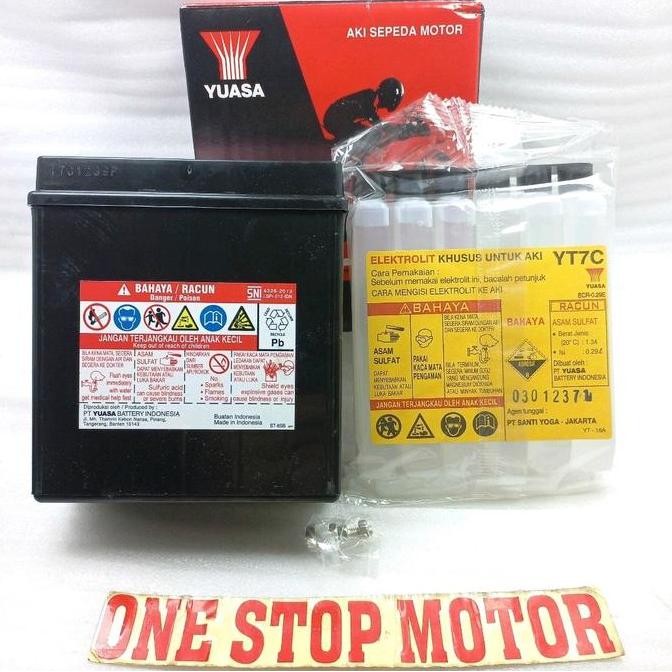 Sale Aki Kering Merk Yuasa Yb5L-B Mf Cocok Untuk Motor  Supra X Lama, Vega R , Smash, Kaze
