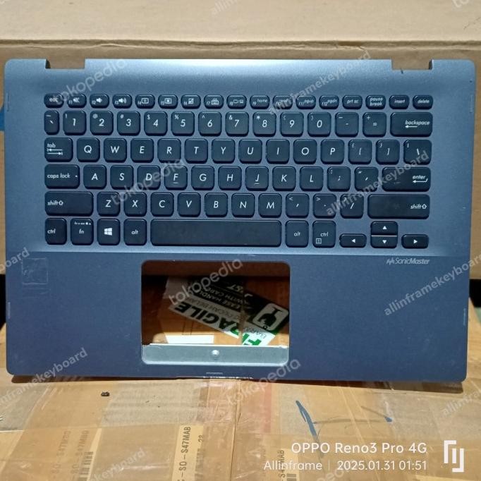 Frame Keyboard Laptop Asus Vivobook Flip14 Tp412 Tp412Ua Tp412 Tp412Fa Co