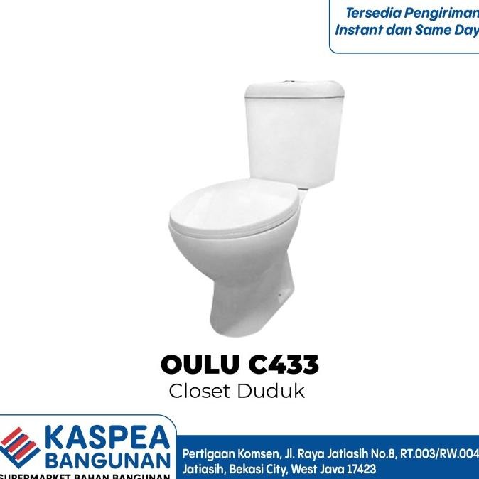 Kloset Duduk / Closet Duduk Oulu C433 New Stok