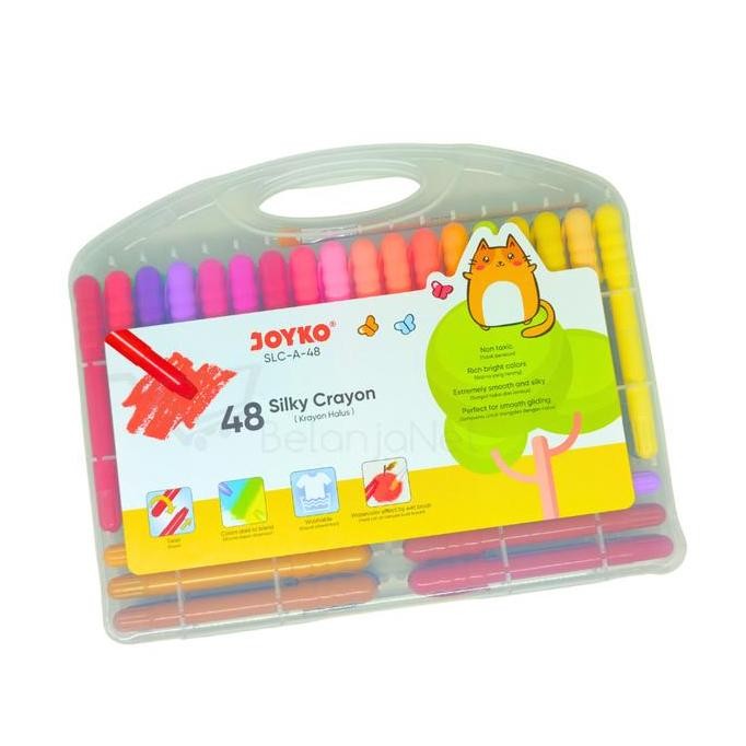 

Silky Crayon | Crayon Gel | Krayon Halus Joyko SLC-A-48 Warna Color ZER