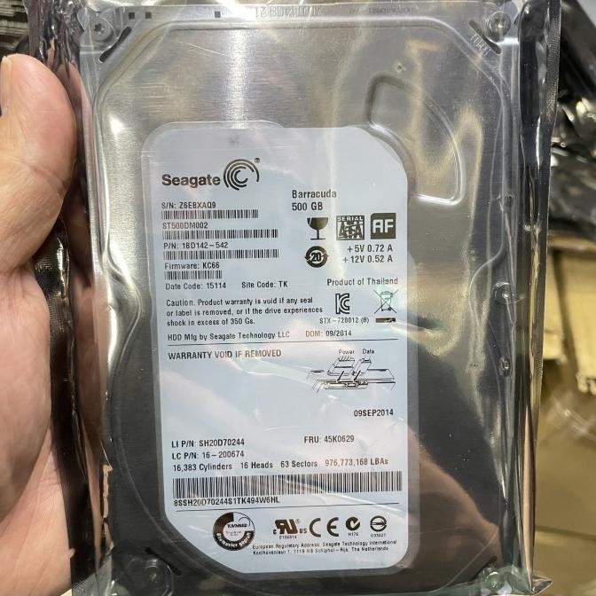 Hdd 500Gb Sata 3.5 Grs 1 Thn Co