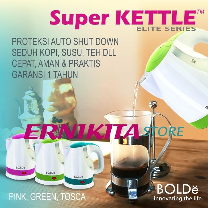 BOLDe SUPER KETTLE - Teko Listrik Pemanas Air