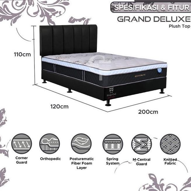Central Spring Bed  Springbed Central Grand Deluxe 120 x 200 Full Set