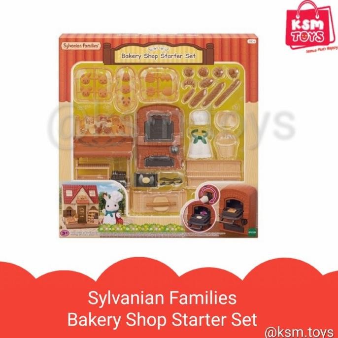 Mainan Koleksi Sylvanian Families Bakery Shop Starter Set