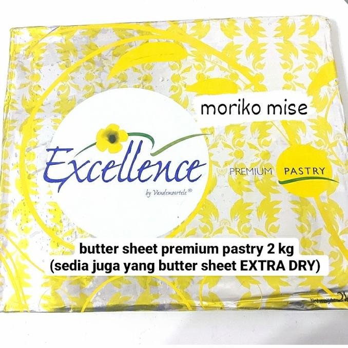 

excellence croissant BUTTER SHEET premium pastry 2 kg