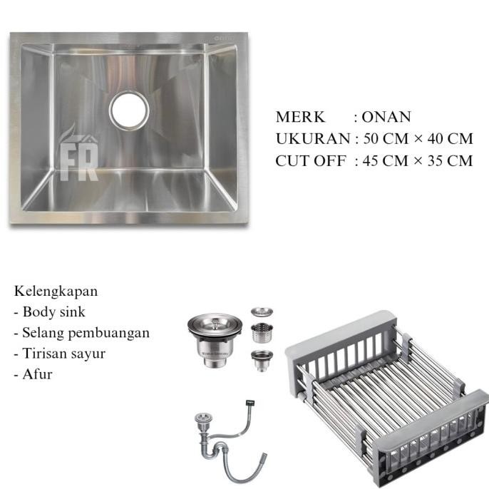 Cars kitchen sink undermount onan