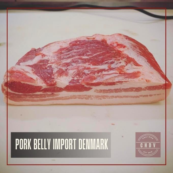 

Murah Pork Belly Import Denmark / Samcan Import 1Kg