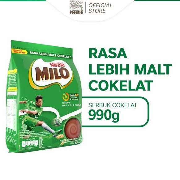 

Grosir Milo Activgo 990 Gram Susu Bubuk Coklat