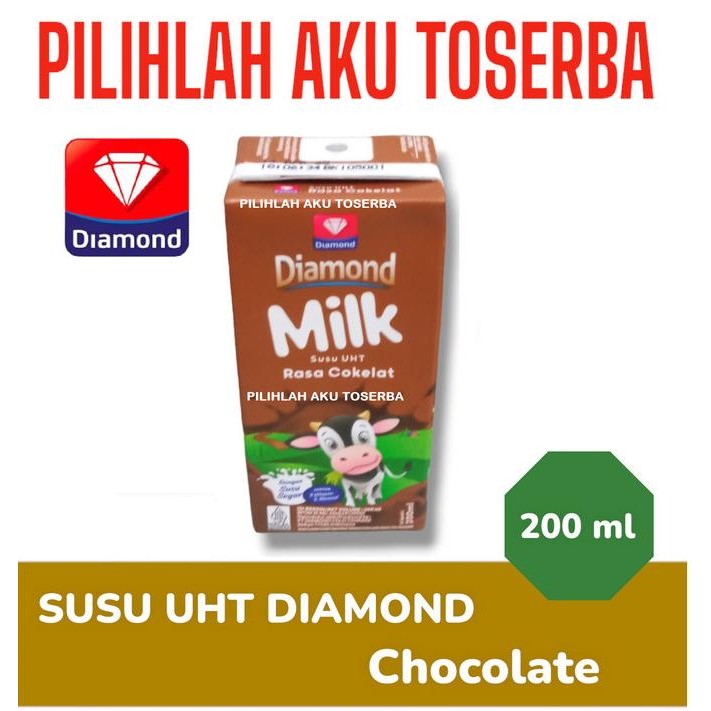 

Promo Susu Diamond Uht Chocolate Ukuran 200 Ml - (Harga 1 Dus Isi 24 Pcs)