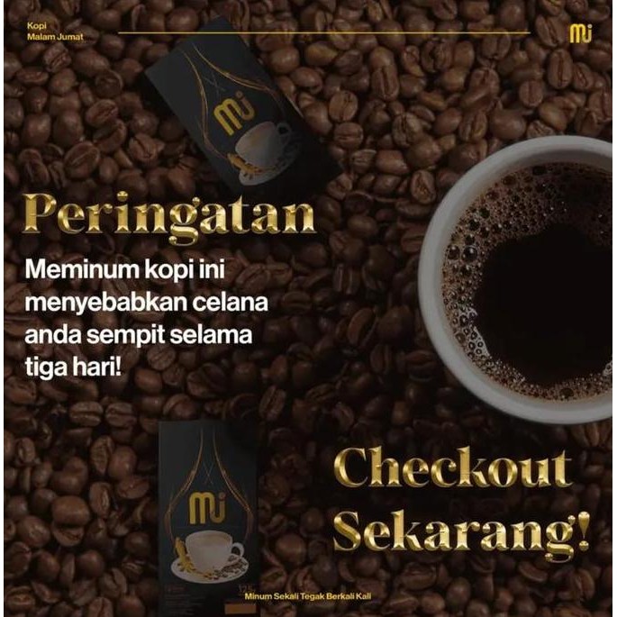 

Promo Kopi Mj (Malam Jumat) 1 Box Isi 5 Sachet