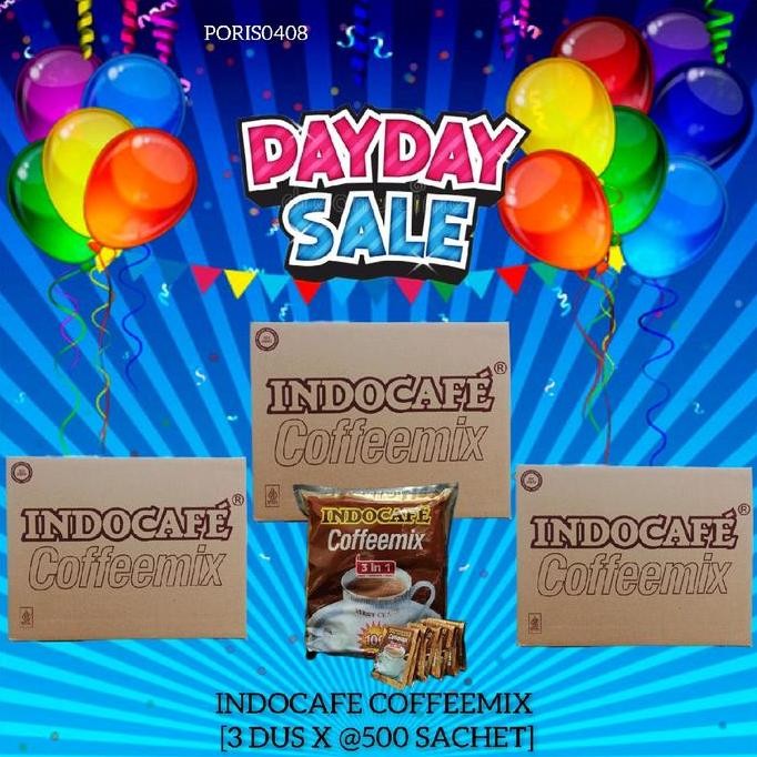 

Grosir [3 Dus] Indocafe Coffeemix (3 X 5 Pak @ Isi 100 Sachet)