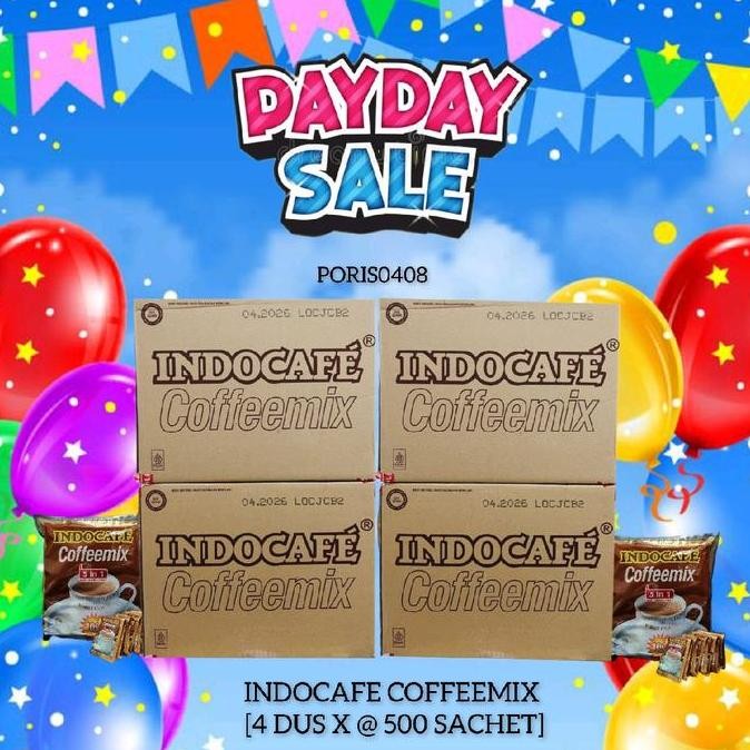 

Grosir Indocafe Coffeemix [4 Dus X 5 Pak @100 Sachet]