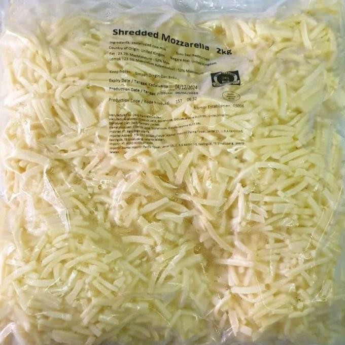 

Sale Dairy Mozzarella Cheese 2Kg X 1 Shereded U/ Topping Pizza/Snack Dll