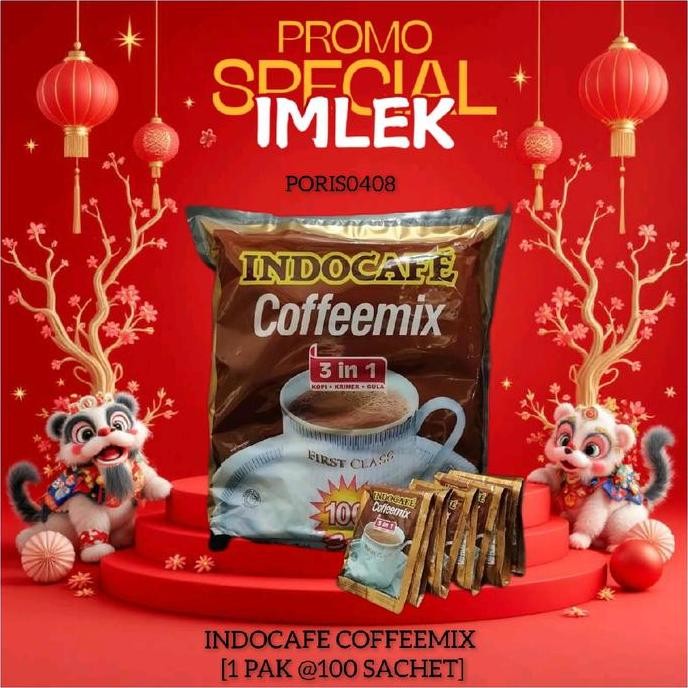 Grosir Kopi Indocafe Coffeemix 100 Sachet
