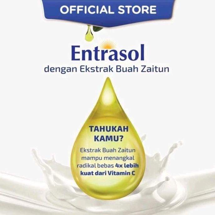 

Grosir Entrasol Can Plain 180 Ml X 30 Kaleng/180Ml/Susu Cair Steril Ekstrak Zaitun