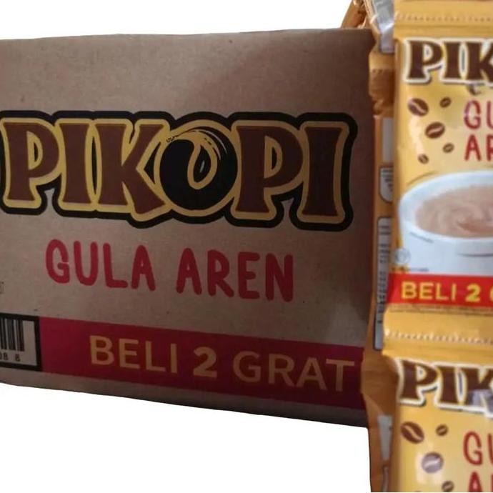 

Murah Kopi Instan Pikopi Gula Aren 1 Dus Isi 12 Renceng Kopi Air Coffee Robusta Manis