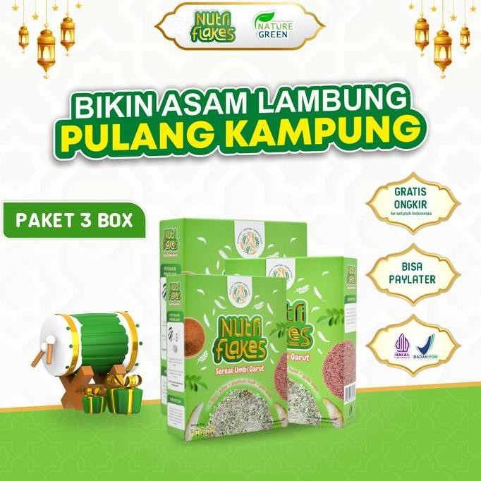 

Promo Paket 3 Box Nutriflakes - Minuman Serbuk Umbi Garut Bpom & Halal Mui