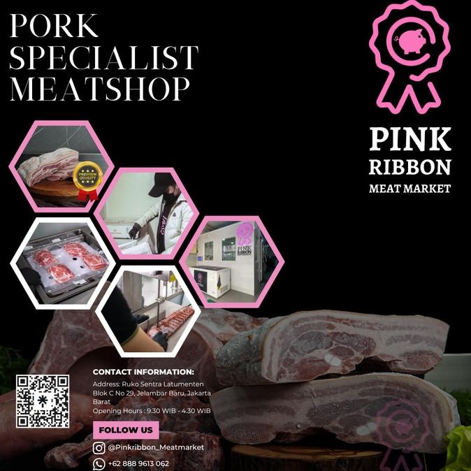 

Murah Samcan (Pork Belly) Skin-On - Import (Denmark) 1Kg (Frozen)