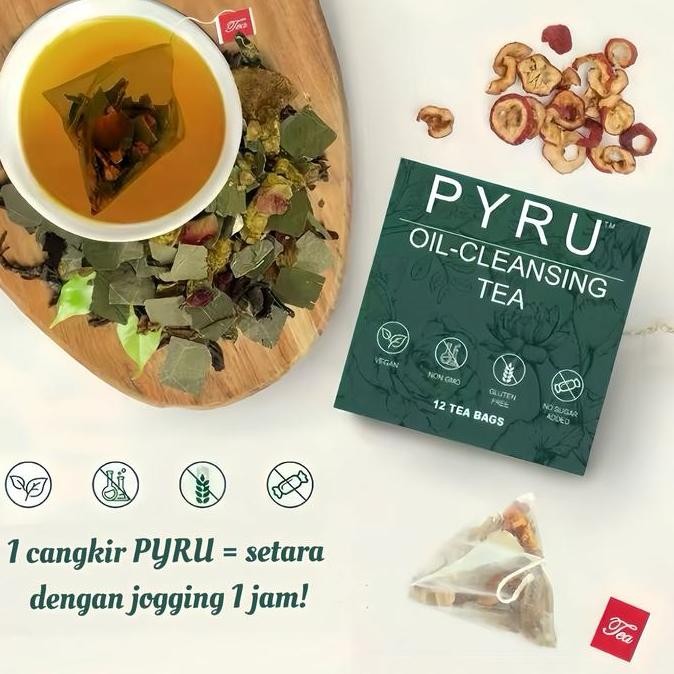

Murah PyruMinuman Herbal Alami Tanpa Ekstrak Teh, Bebas Kafein, 12 Sachet Per Kotak, Mengandung 10 Esensi Herbal Seperti Mawar Merah, Daun Teratai, Dan Biji Cassia.
