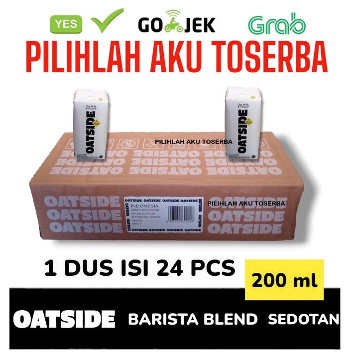 

Promo Oatside Barista Blend Sedotan Susu Oat Milk 200 Ml - ( 1 Dus Isi 24 )