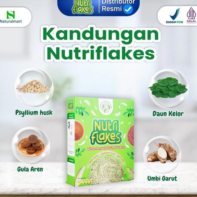 

Sale Paket 5 Box Nutriflakes - Minuman Bubuk Serbuk Umbi Garut Asli - Berbahan Susu Kambing Etawa