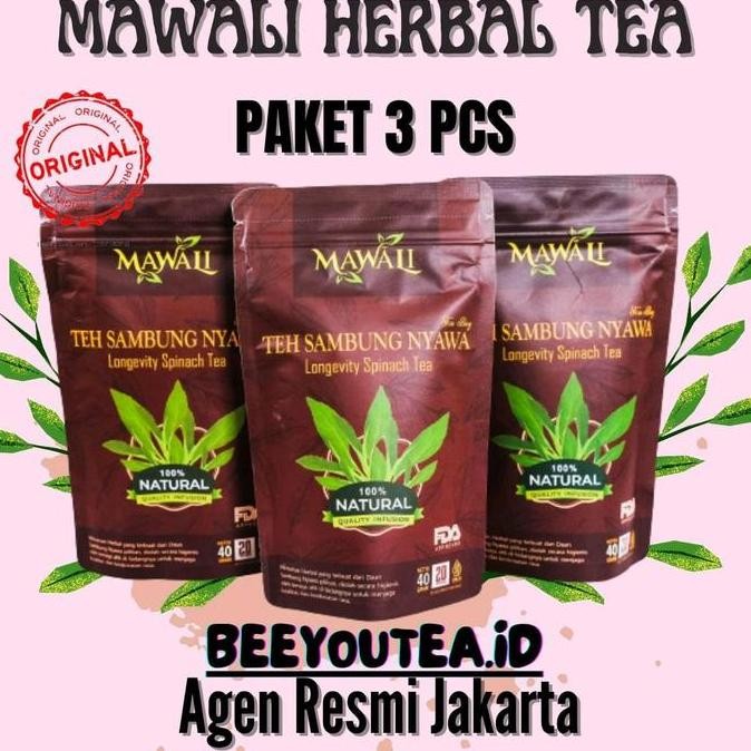 

Murah Mawali Teh Herbal Sambung Nyawa (Paket 3 Pcs ) Tea