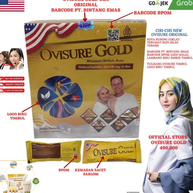 

Promo Ovisure Gold Milk Susu Vitamin Tulang Dan Sendi Paket 2 Box 24 Sachet