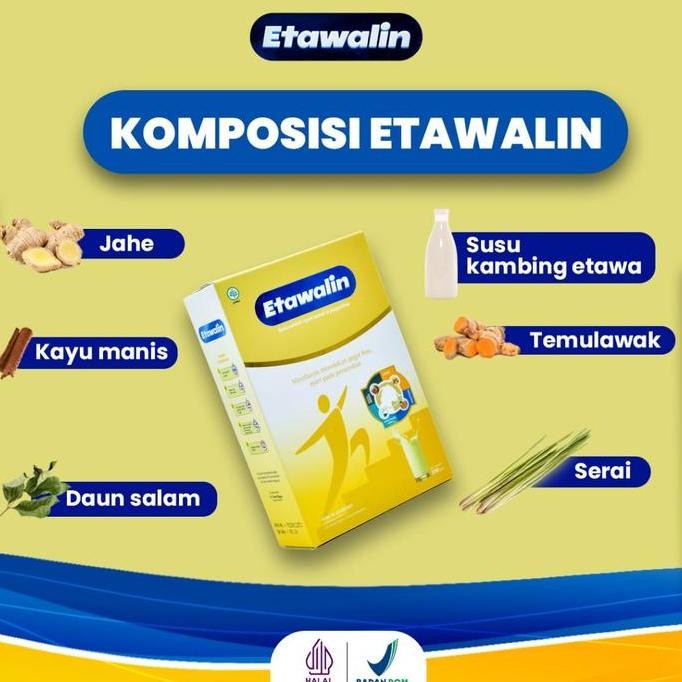 

Murah (Bisa Cod) Paket 5 Box Etawalin Original - Susu Kambing Etawa Tingkatkan Kepadatan Tulang Susu Kambing Kesehatan 200 Gram